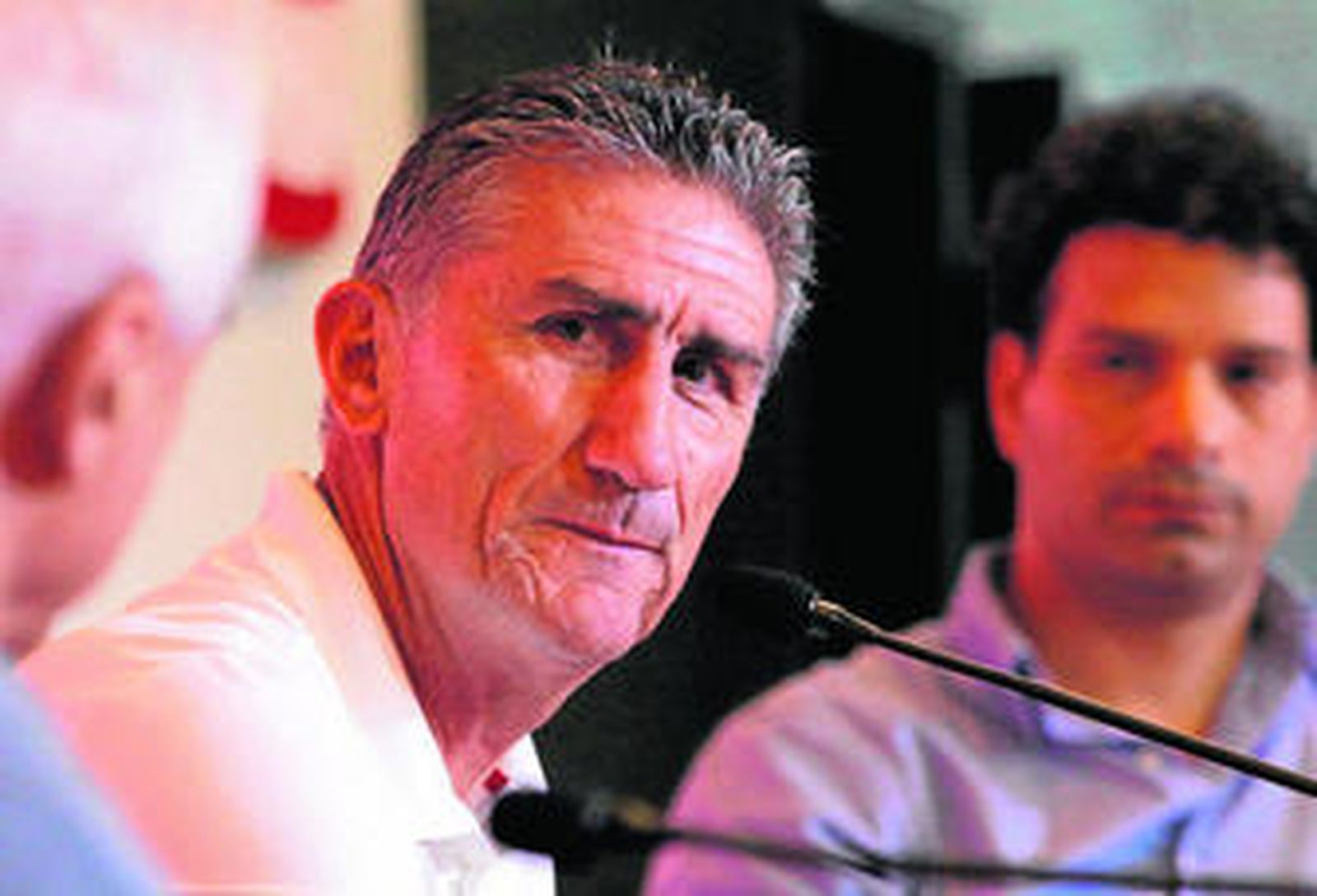 Edgardo Bauza, en una rueda de prensa reciente en su estancia al frente del Sao Paulo.