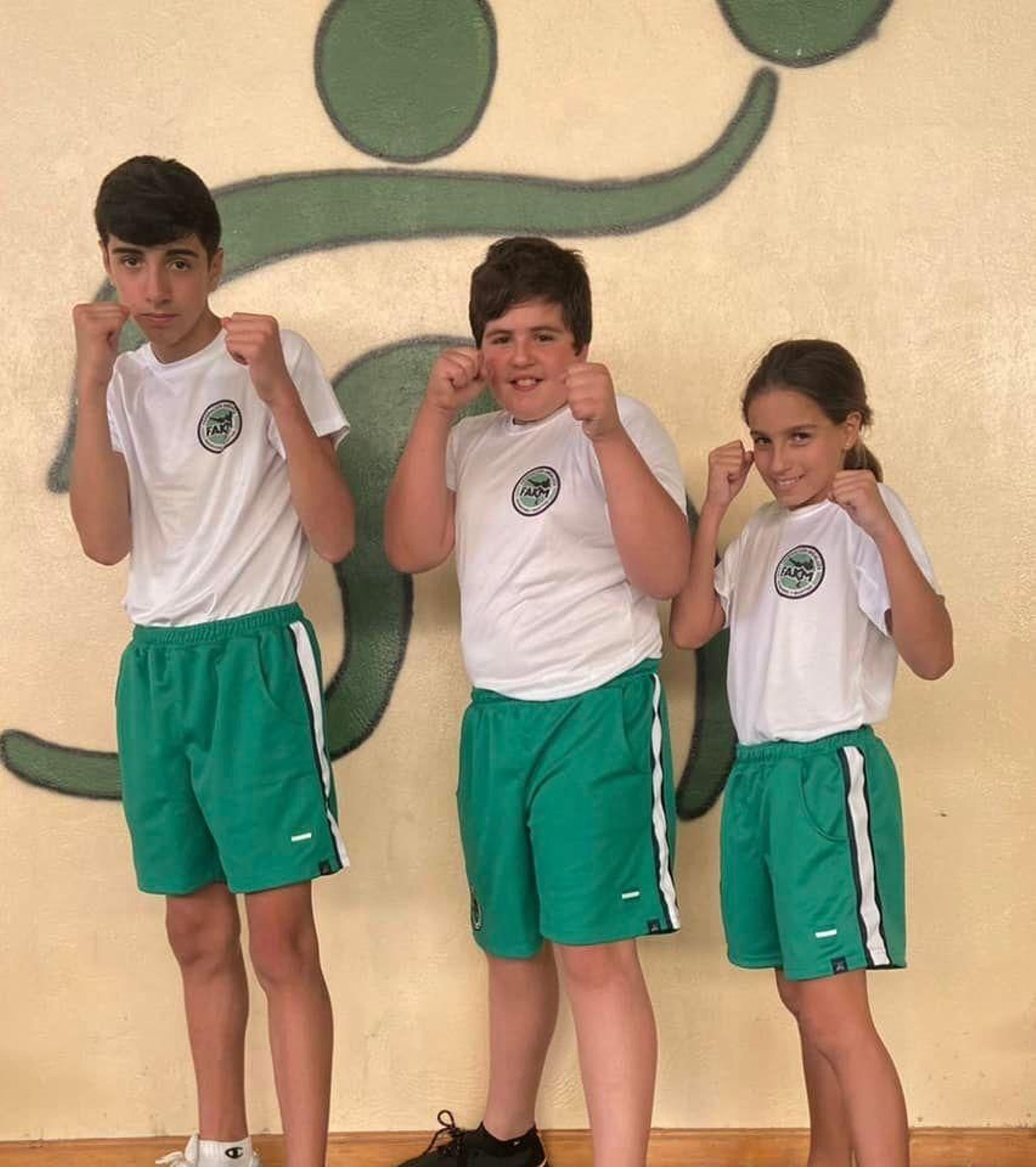 Los tres representantes del Club Don Príncipe en el Campeonato de España