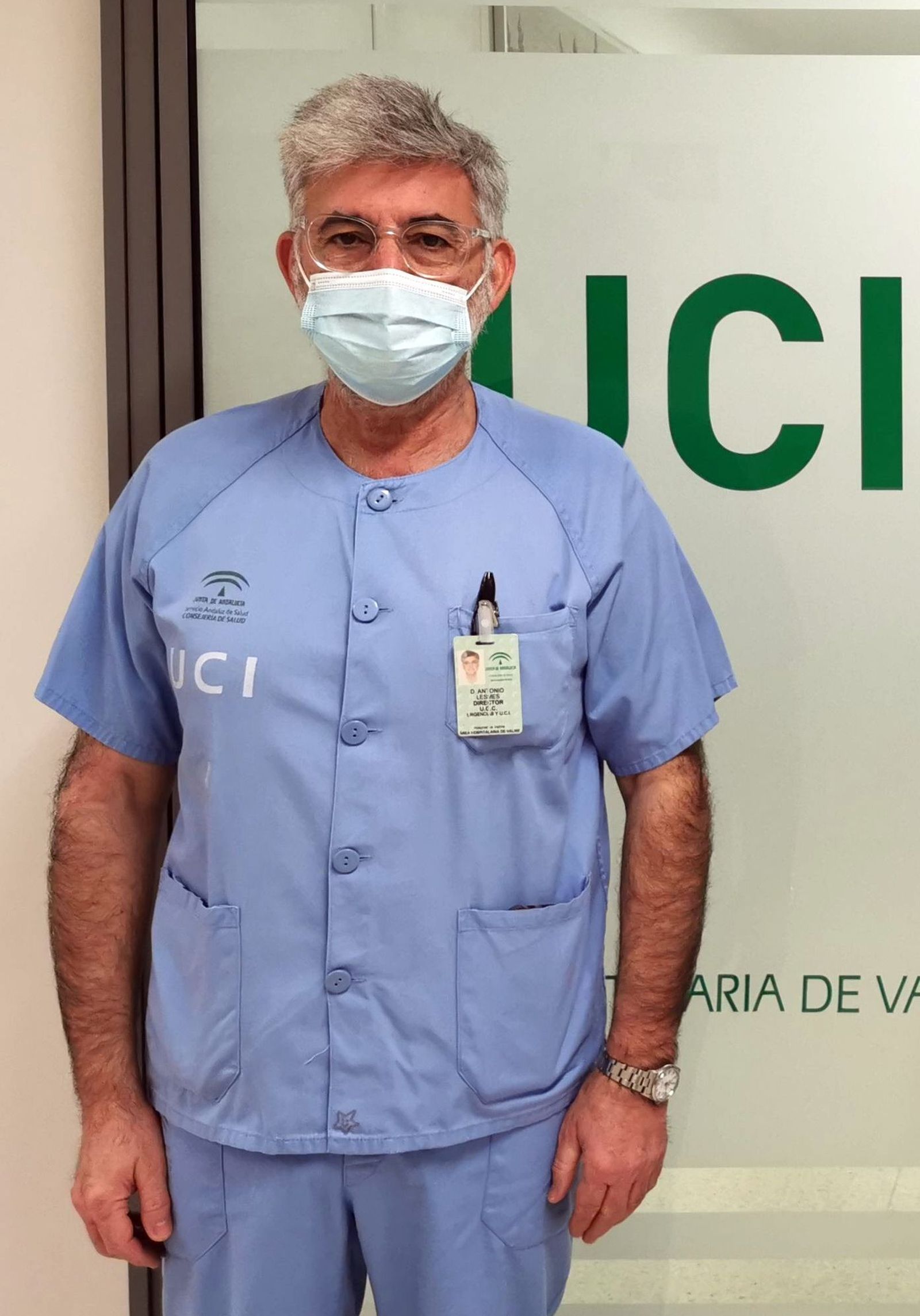 Antonio Lesmes, jefe de la UCI del Valme.