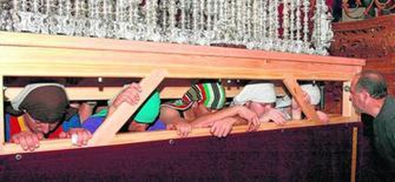 Lo importante para el capataz es que los costaleros vayan seguros y a gusto.