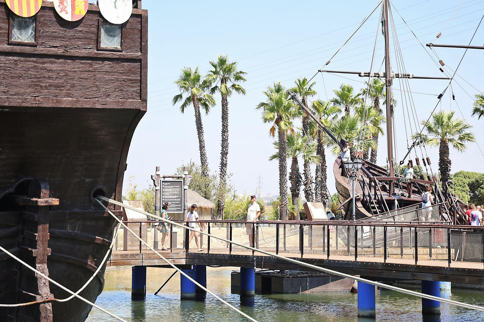 Muelle de las Carabelas, visita obligatoria para el Turismo en Huelva