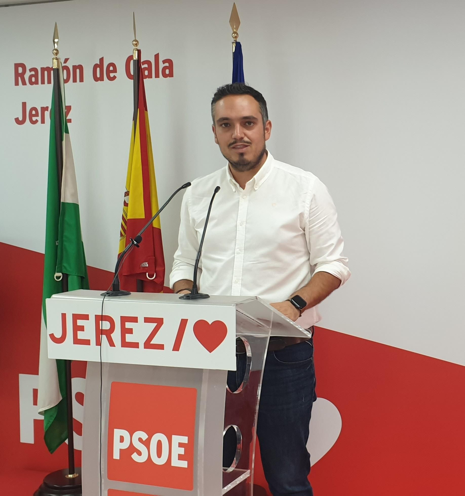 Jesús Alba, portavoz del PSOE jerezano.