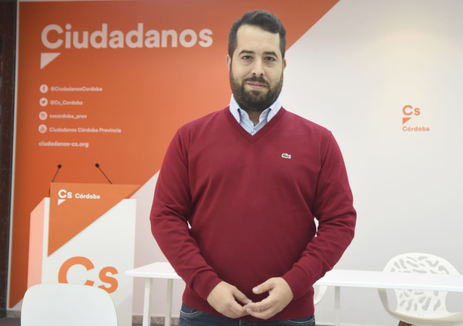 El coordinador provincial de Cs, Fran Carrillo.