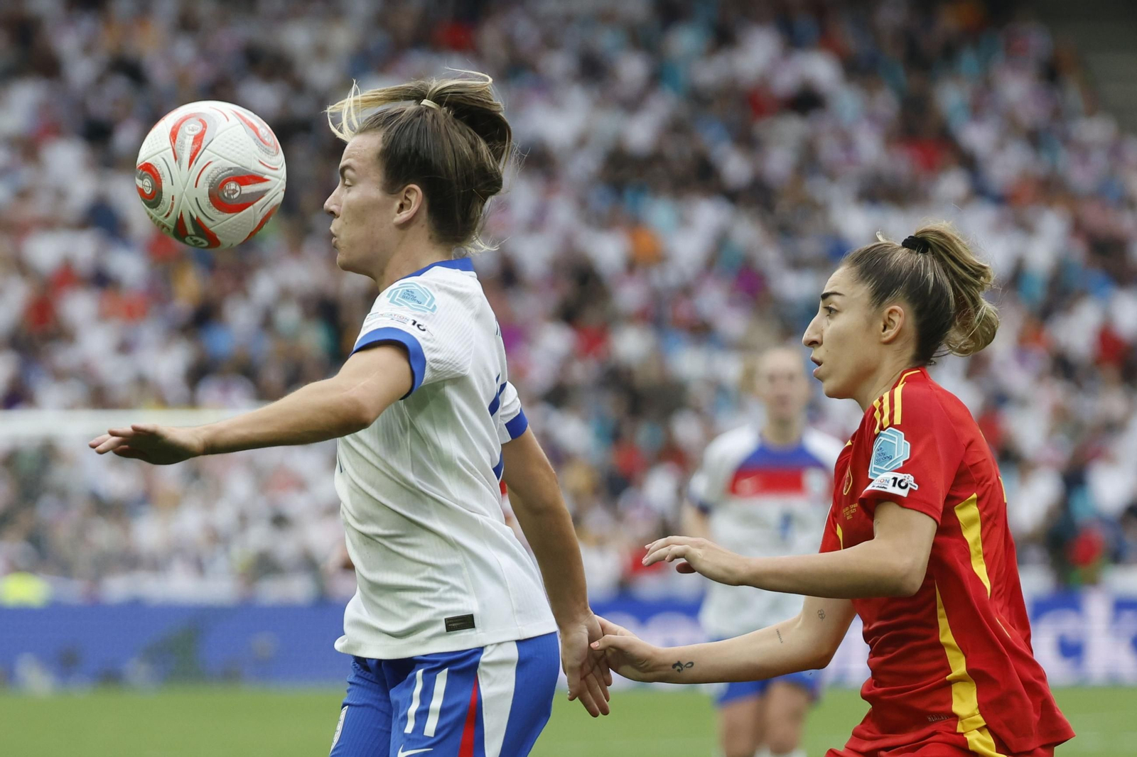 Las mejores imágenes de la final España - Inglaterra de la Eurocopa femenina
