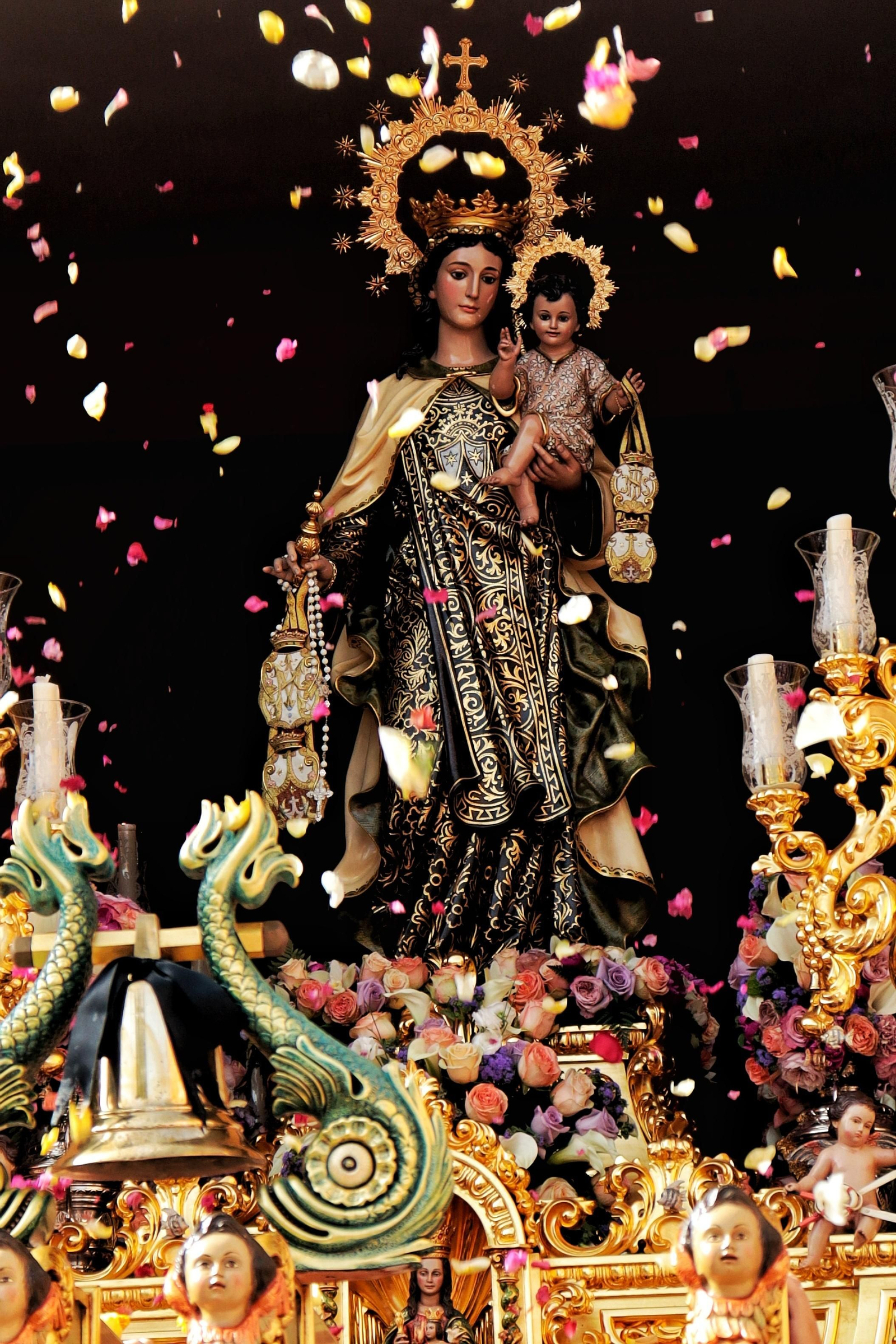 La Virgen del Carmen de Huelin, en fotos