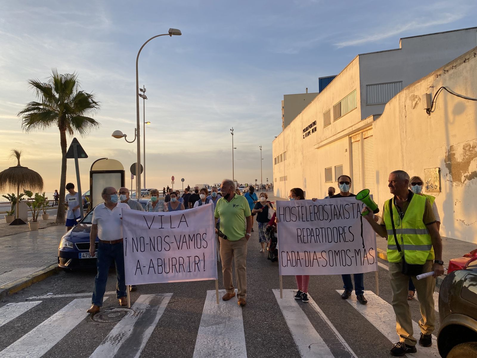 Imagen de la última manifestación, celebrada este lunes.
