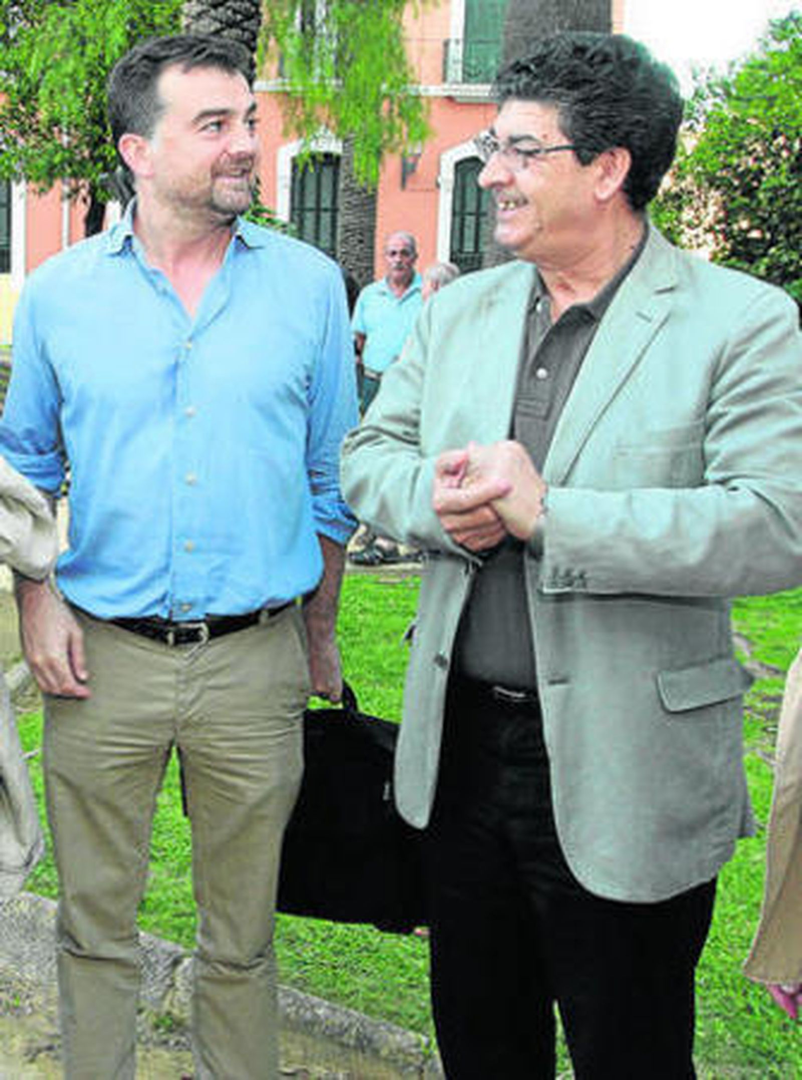 Antonio Maíllo y Diego Valderas, en una imagen de archivo.