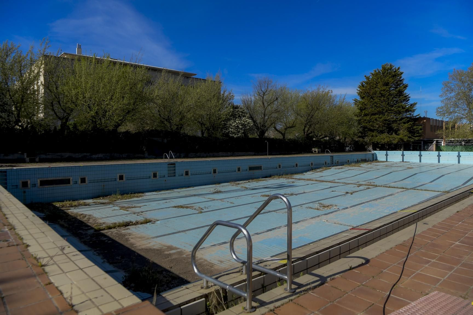 Imagen del estado en el que está la piscina en la actualidad