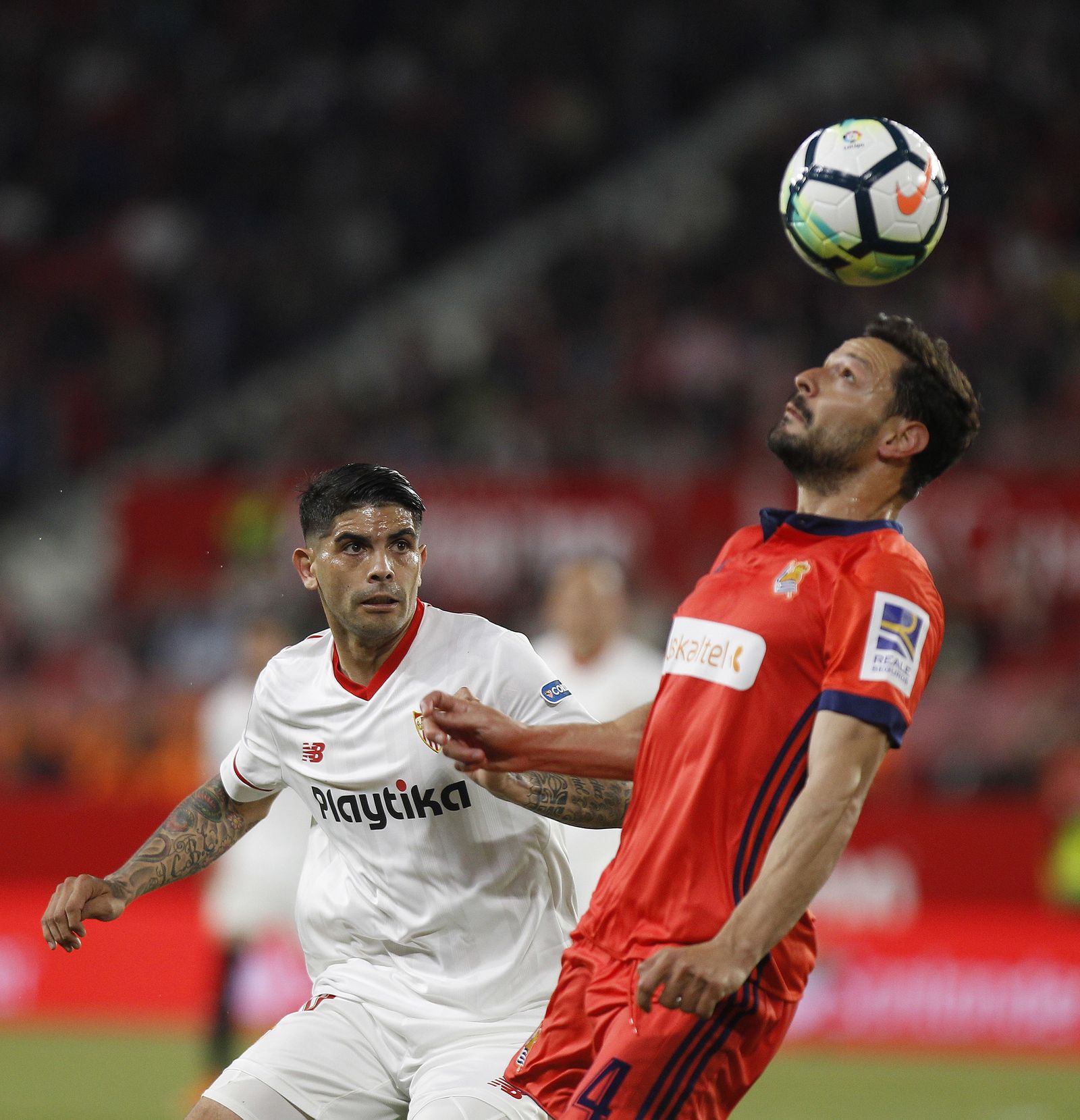 El Sevilla-Real Sociedad, en imágenes