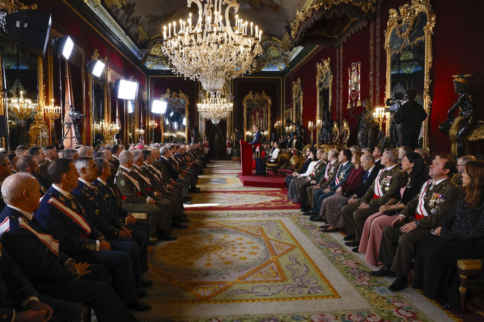 Las fotos de la celebración de la Pascua Militar en el Palacio Real