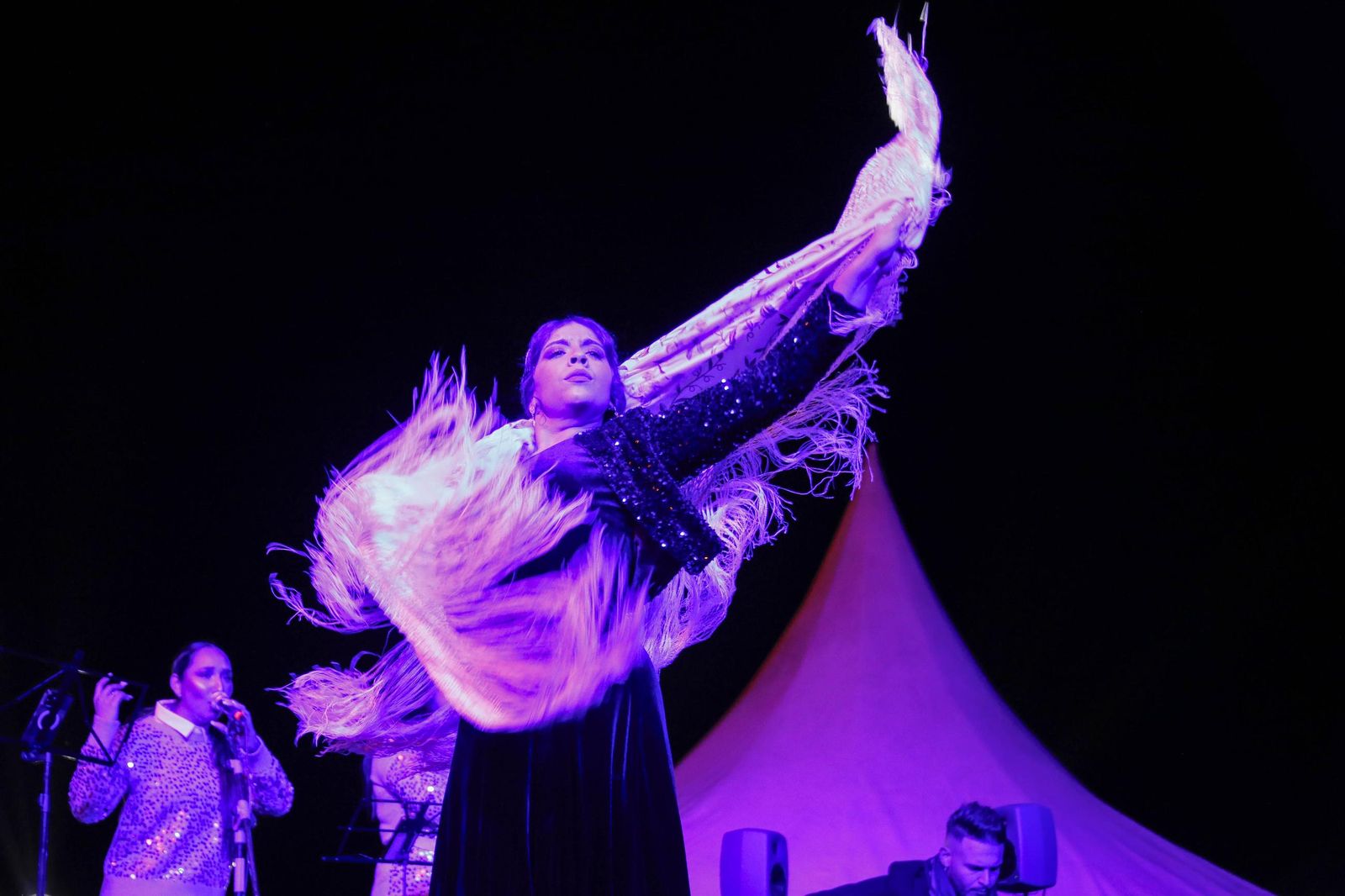 La Noche de las Candelas del Mesón Gitano de Almería, en imágenes