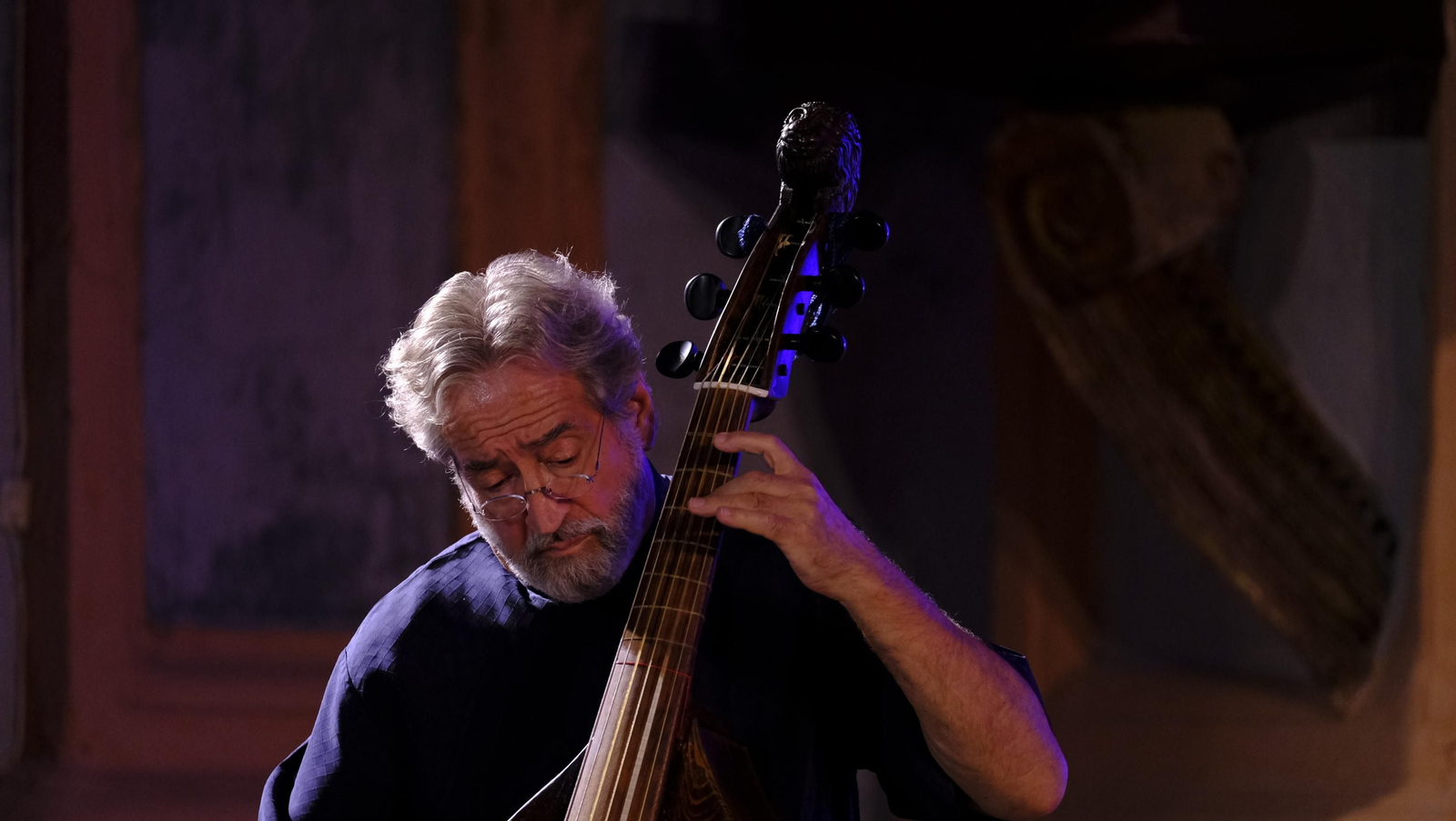Fotogalería concierto de Jordi Savall. Festival de Música Renacentista y Barroca de Vélez Blanco.