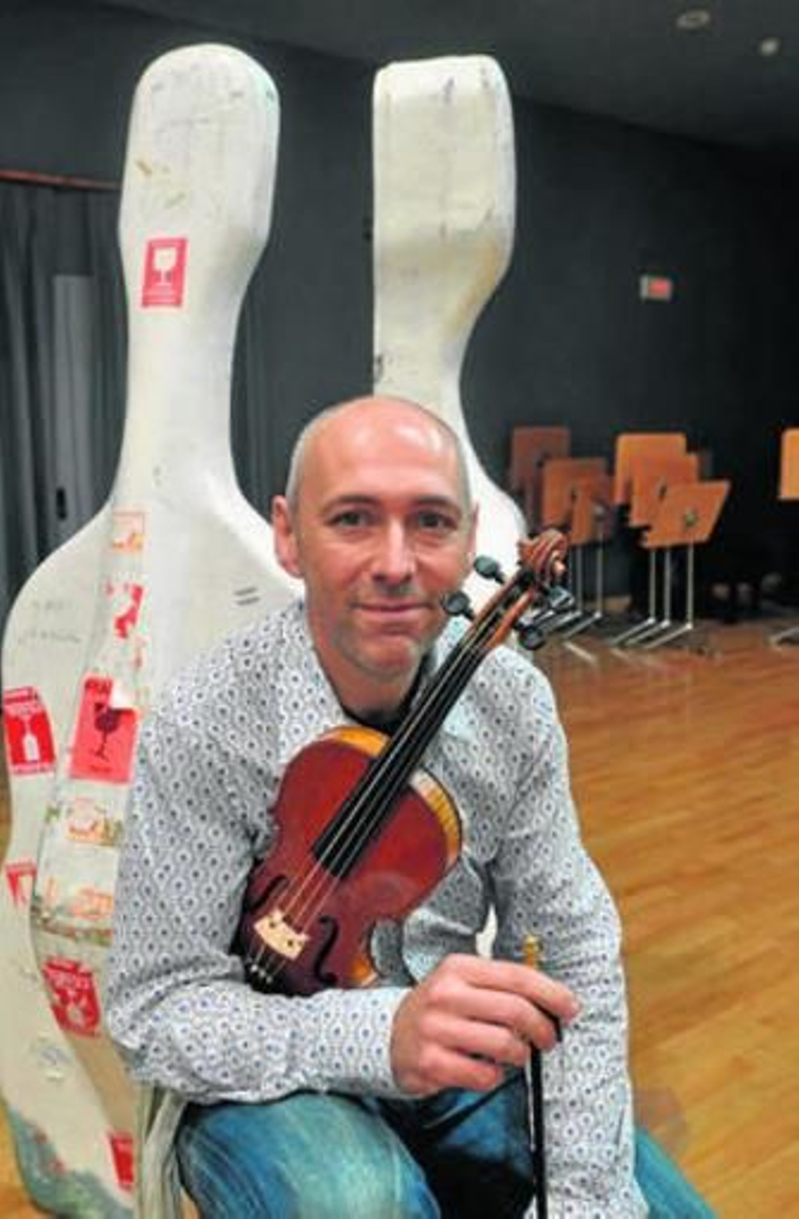 Enrico Onofri, ayer,  en una sala de ensayo del Maestranza.