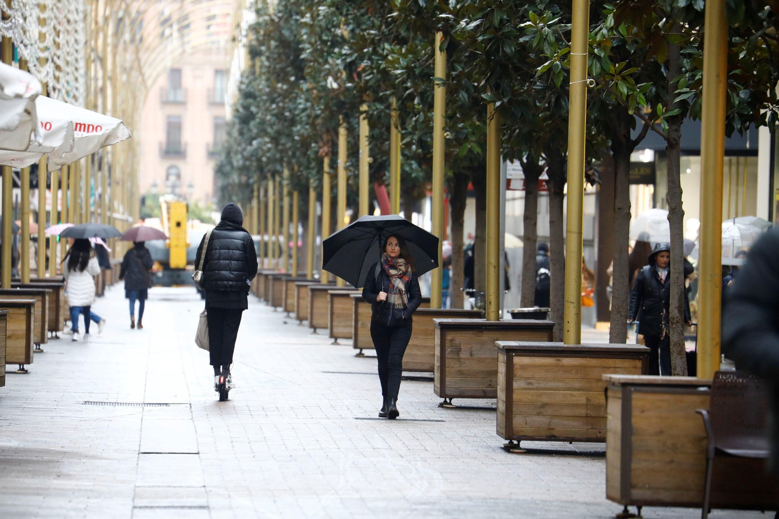 La lluvia vuelve a Córdoba con el paso de la borrasca Hipólito, en imágenes
