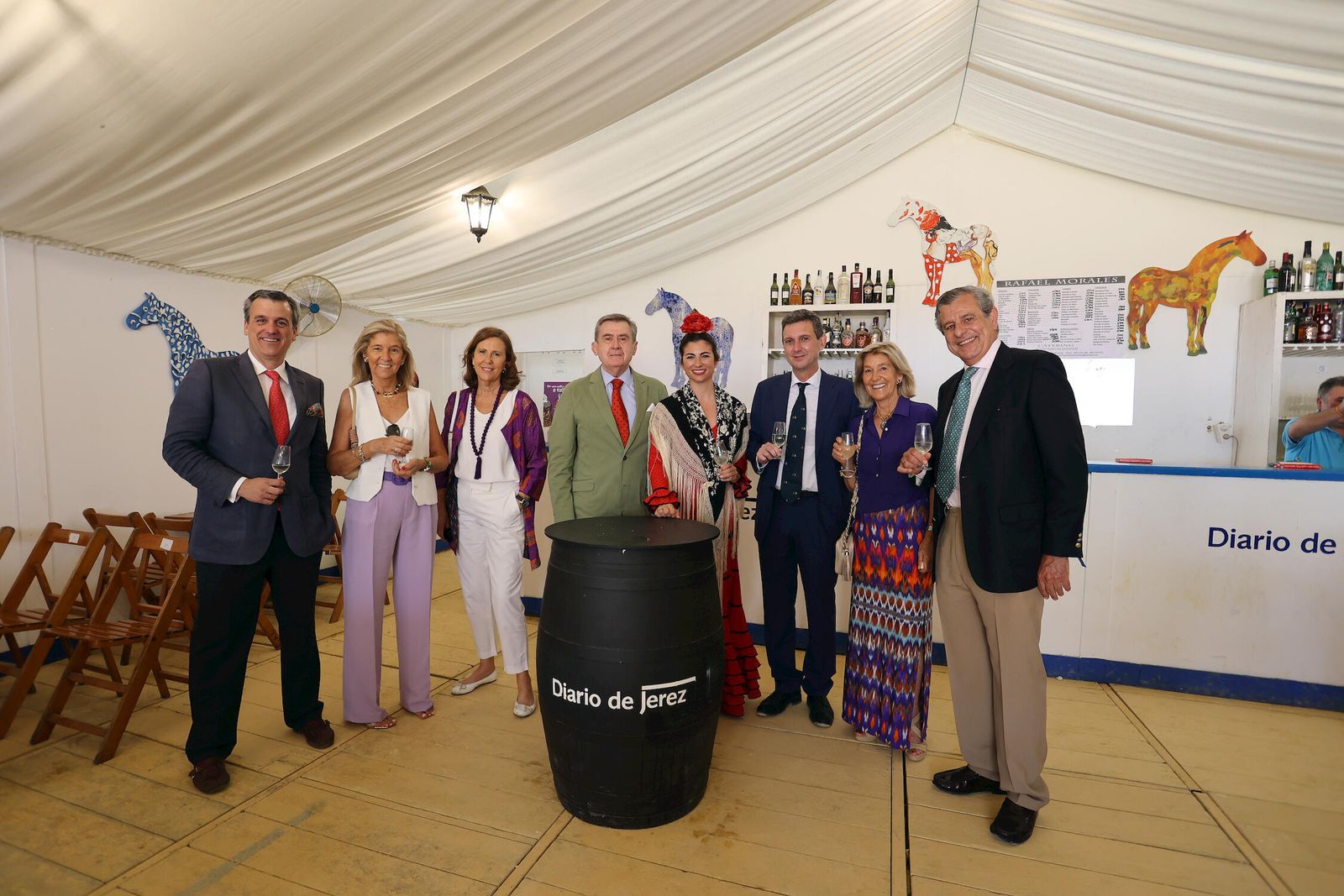 Último sábado de Feria de Jerez en la Caseta del Diario