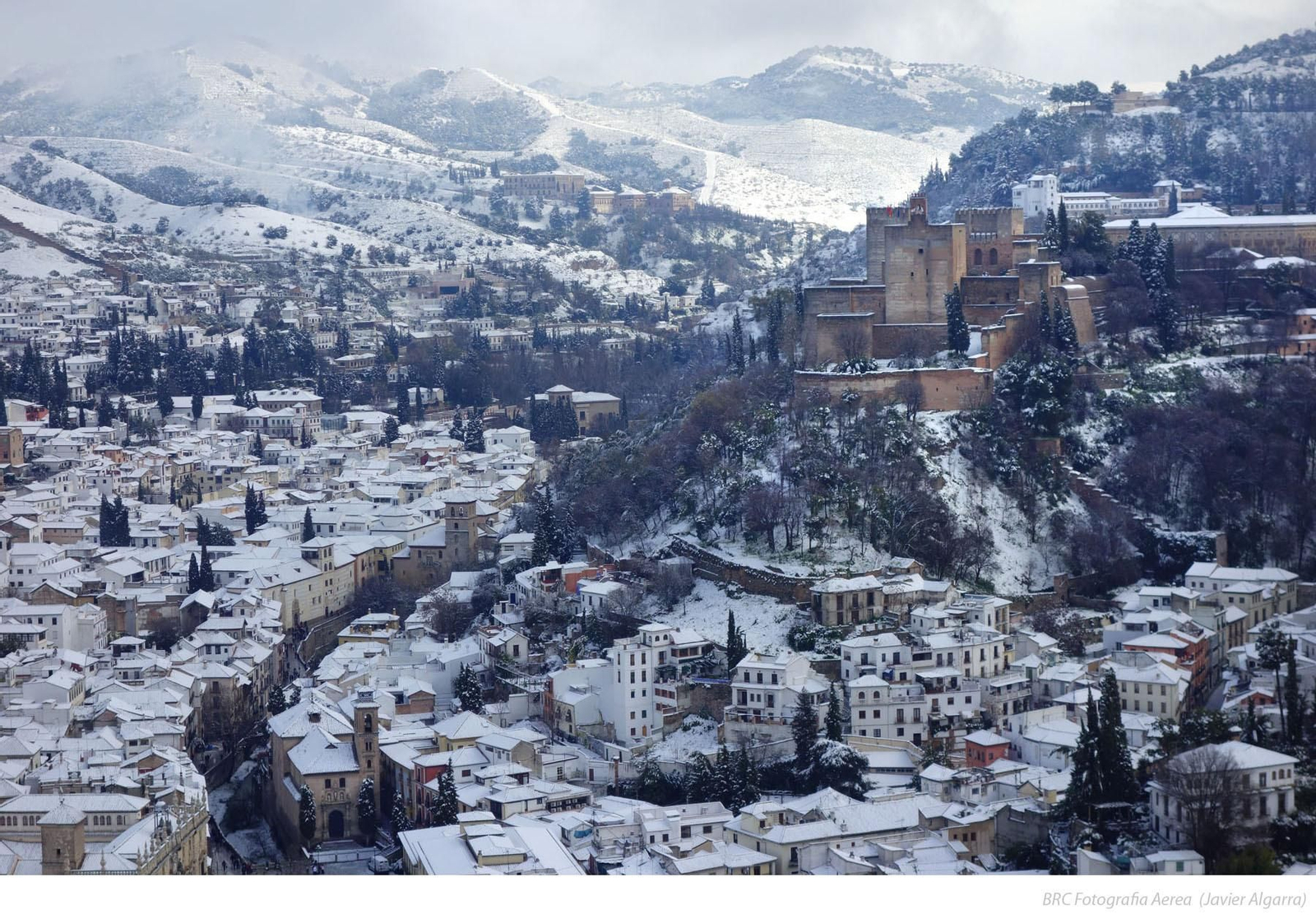 Nevada en Granada, en una imagen de archivo.