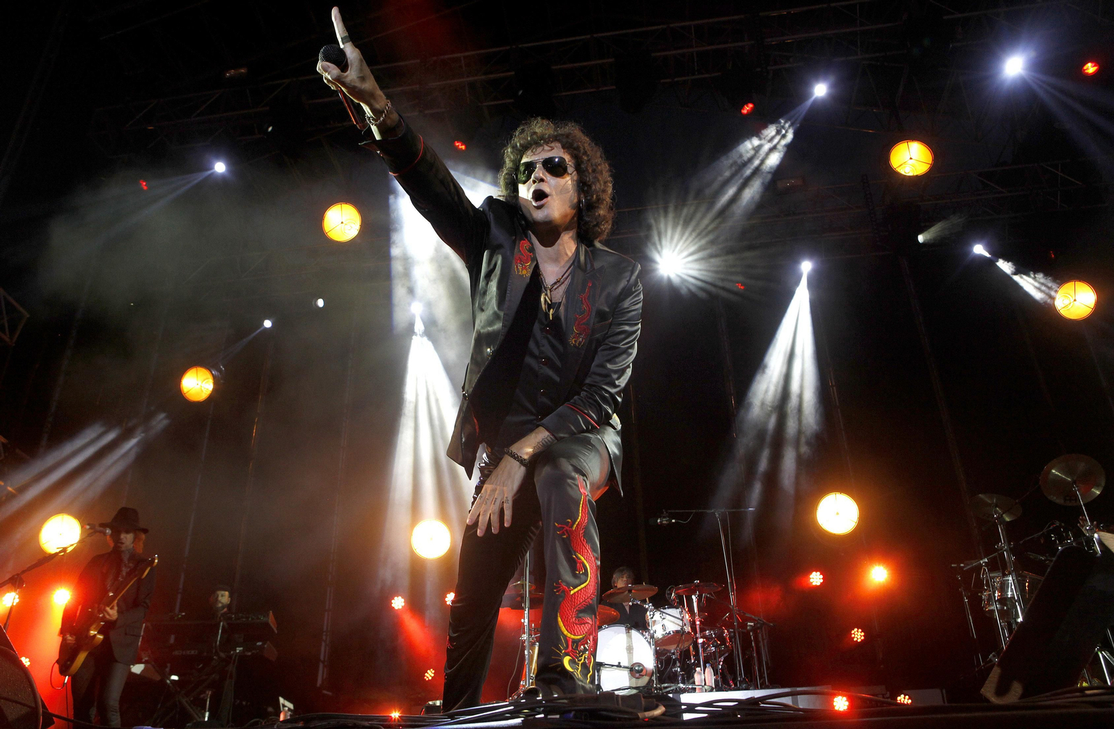 Enrique Bunbury en el muelle gaditano, en el No Sin Música de hace dos veranos.