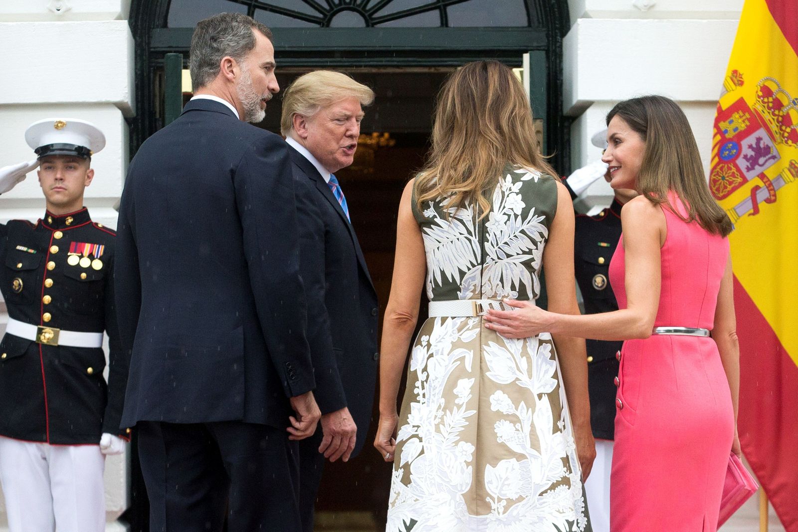 Los Reyes, en la Casa Blanca