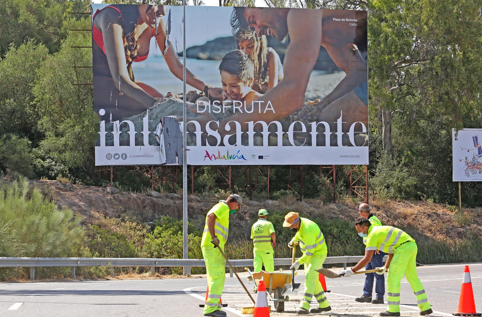 Preparativos para el Gran Premio de España de Moto GP en Jerez
