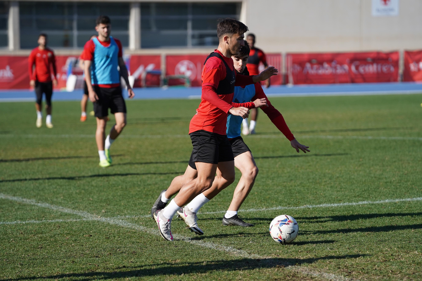 Entrenamiento del Almería, jueves 21