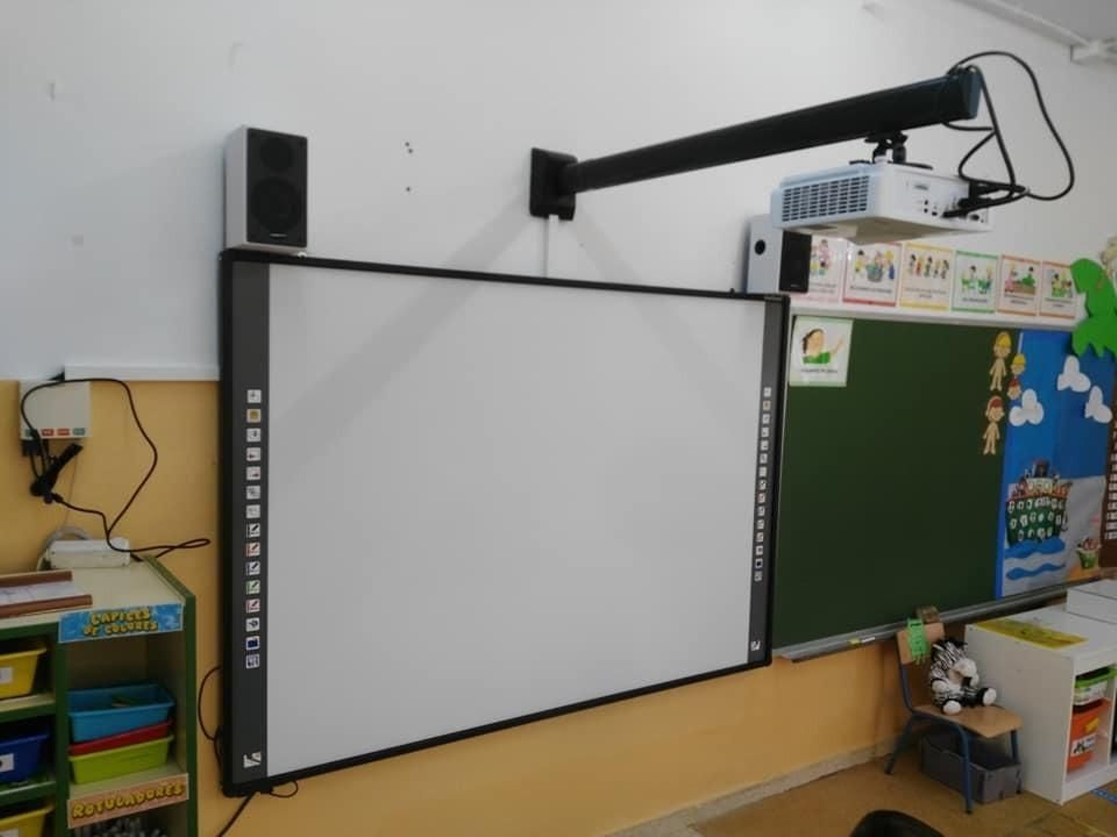 Aula de Infantil de un colegio público.