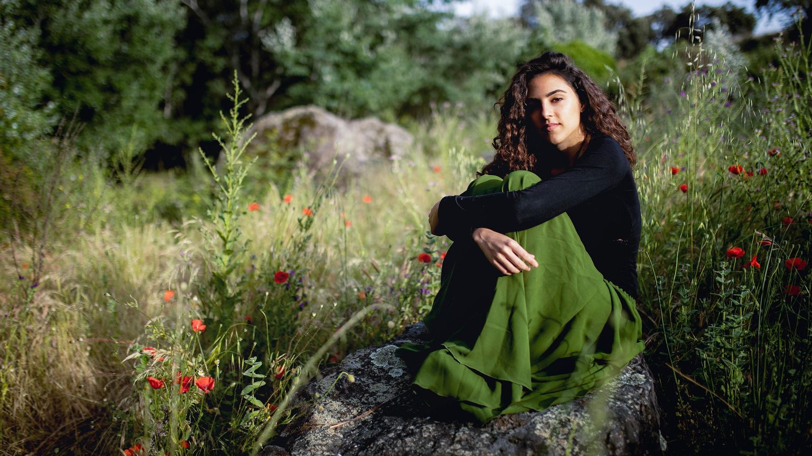 Fotografía de la cantante Clara Campos. Fotografía de la cantante Clara Campos.