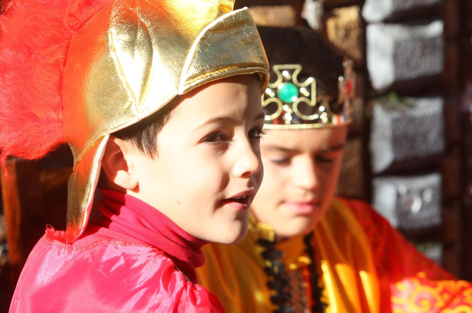 Imágenes del Belén viviente del Colegio María Inmaculada.
