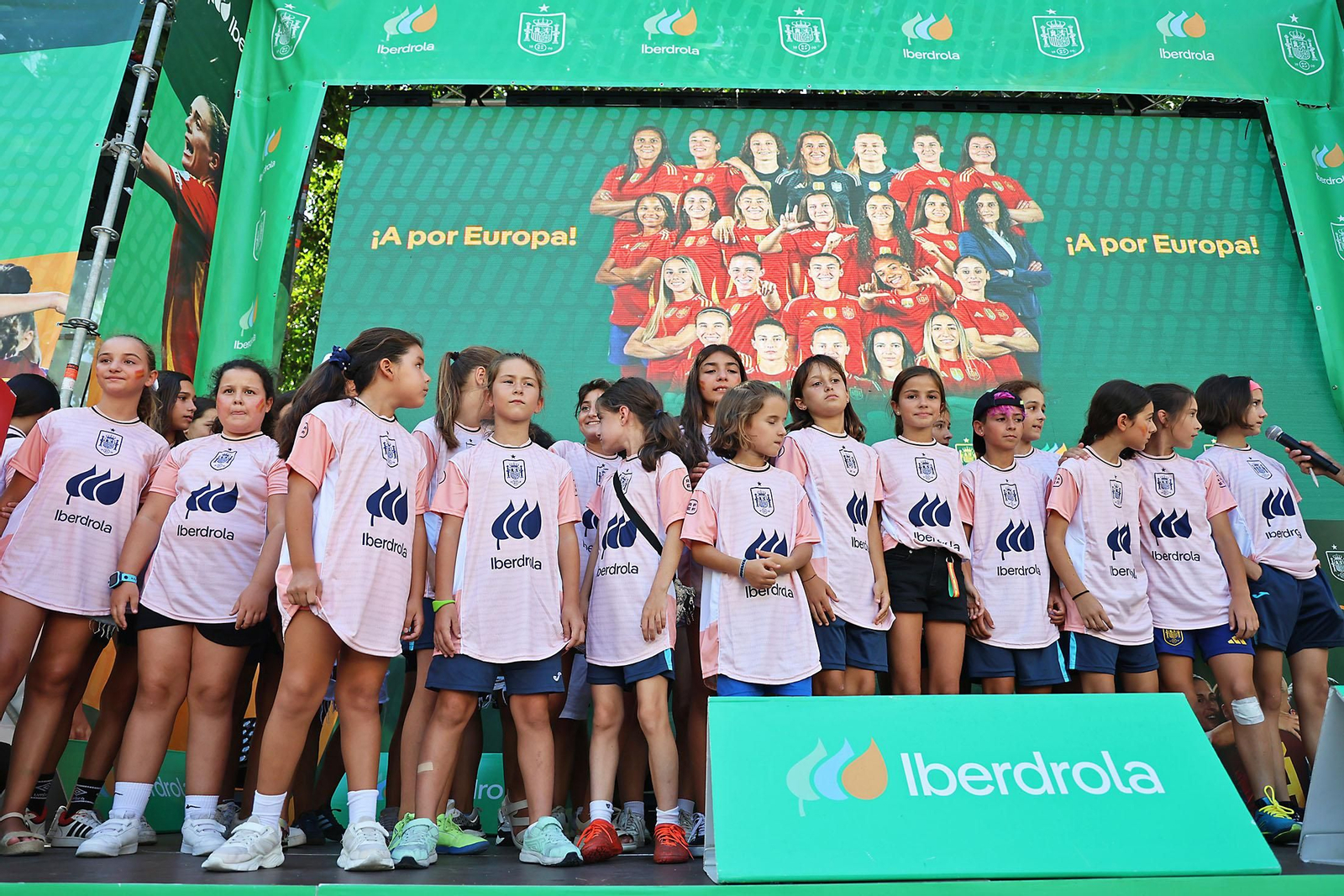 Imágenes de la Fan zone en Huelva de la Final de la Eurocopa entre Inglaterra y España Imágenes de la Fan zone en Huelva de la Final de la Eurocopa entre Inglaterra y España