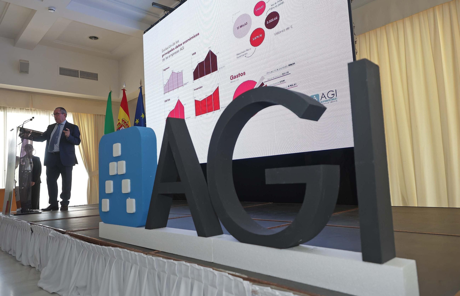 Fotos de la presentación de la Memoria de 2024 de la AGI en Guadacorte