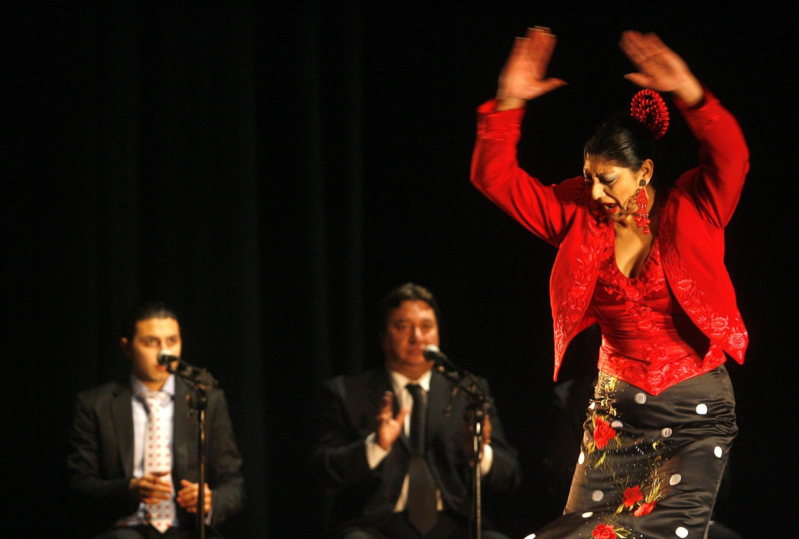Manuela Carrasco bailó en Sevilla después de haber recibido el martes el Compás del Cante.