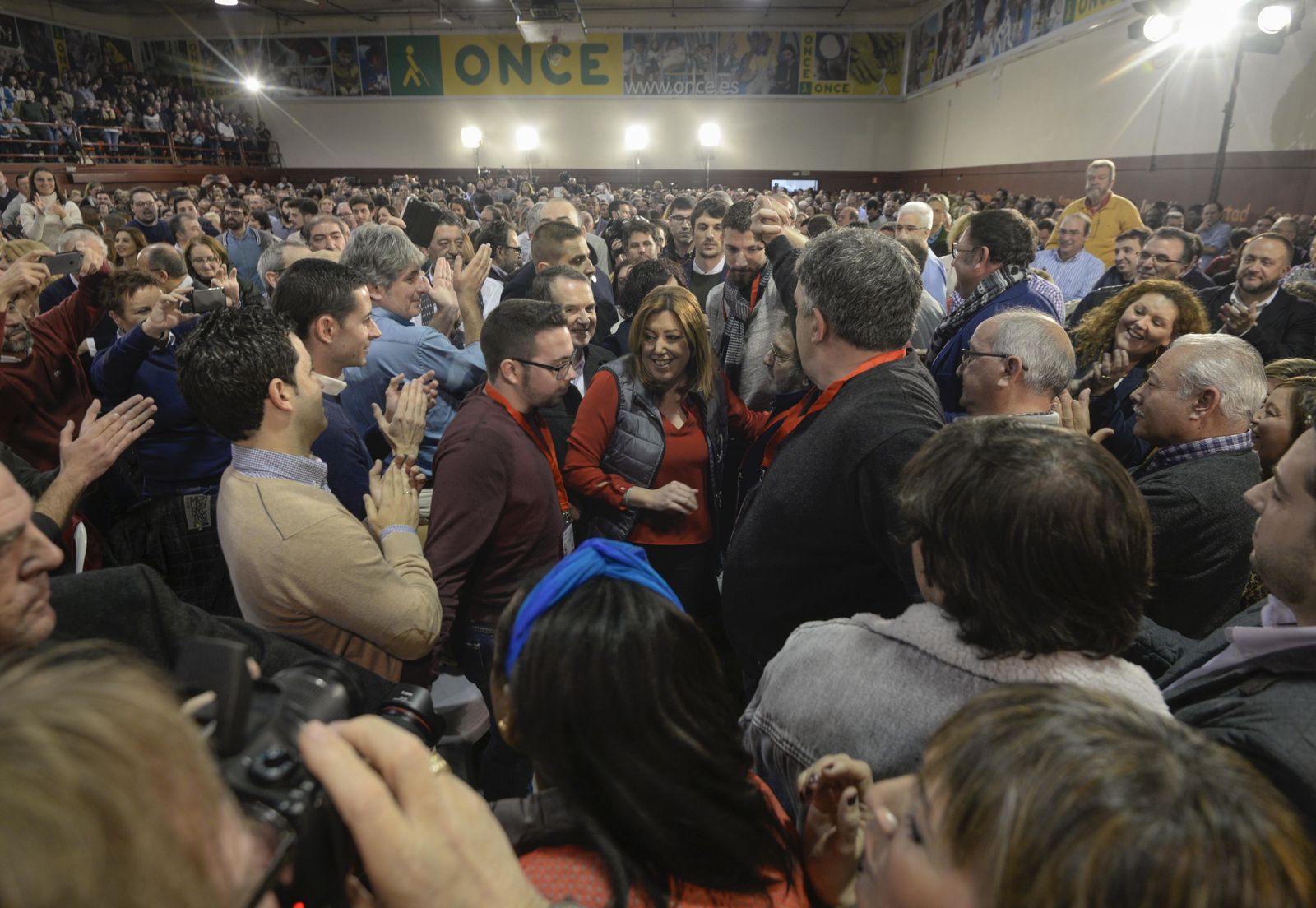 El acto de Susana Díaz con los alcaldes socialistas en Madrid