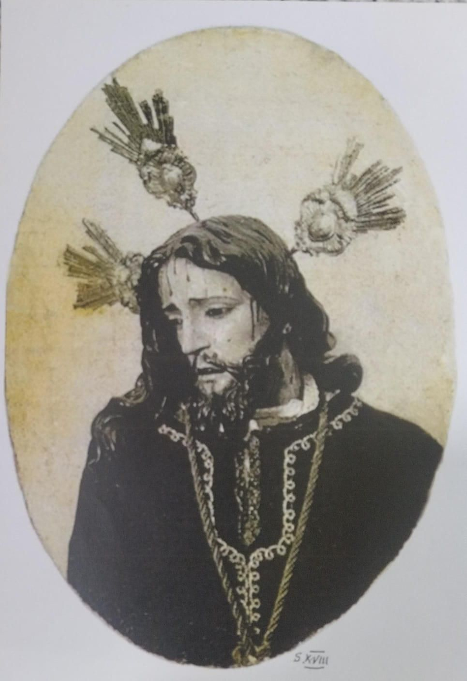 Detalle del cuello que con el tiempo se ha ido perdiendo y se quiere recuperar.