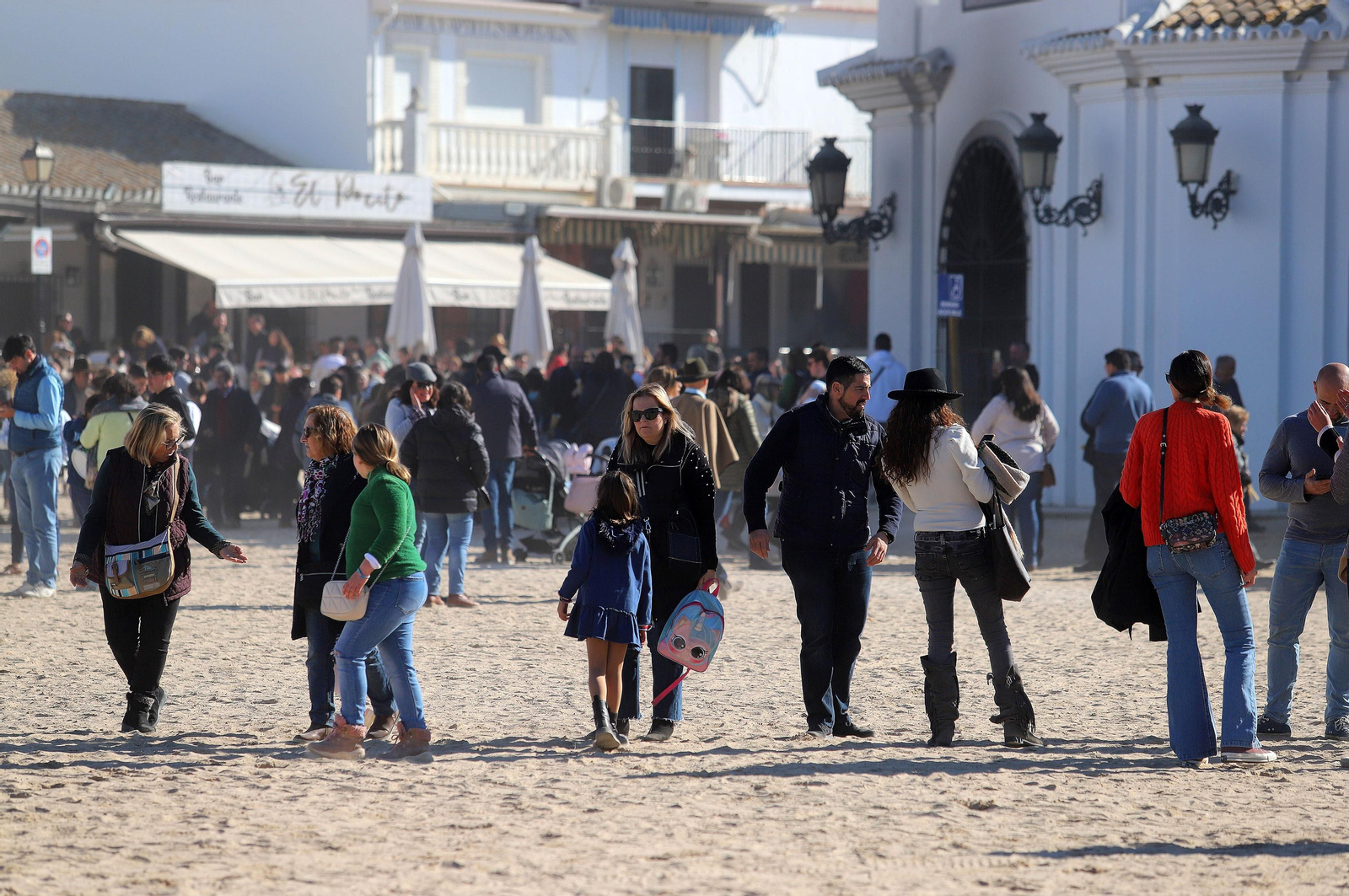 Imágenes de la celebración de la Candelaria en El Rocío