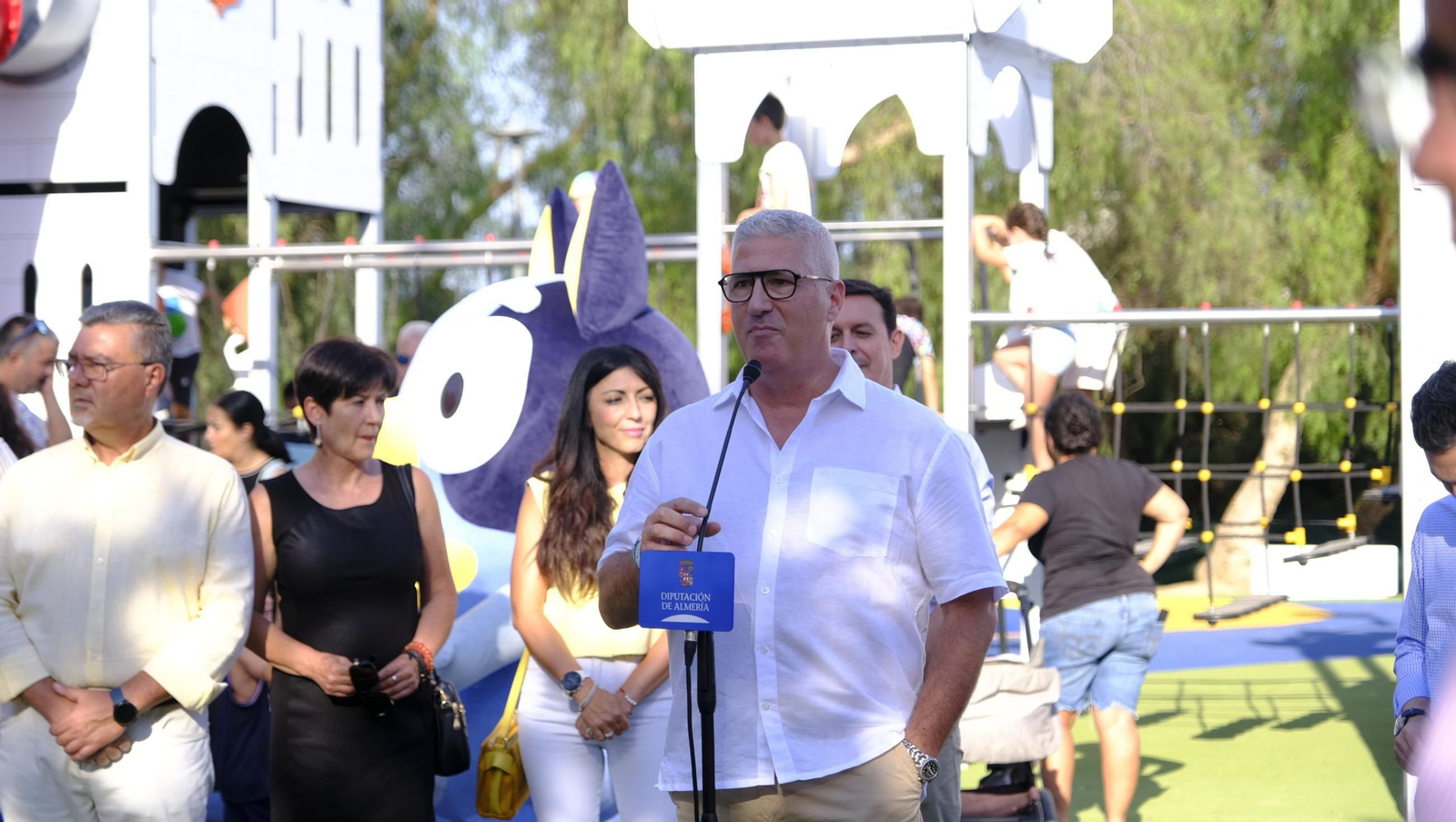 Inauguración del Parque de los Derechos Humanos, en Villa Inés (Huércal de Almería), en imágenes