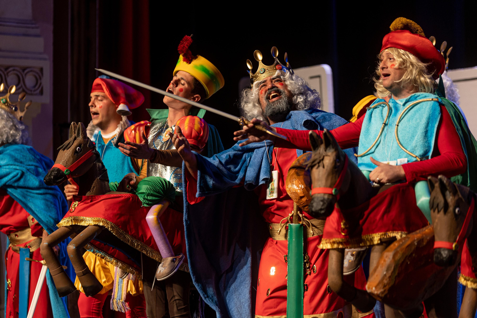Imágenes de la primera jornada del concurso del Carnaval Colombino 2023