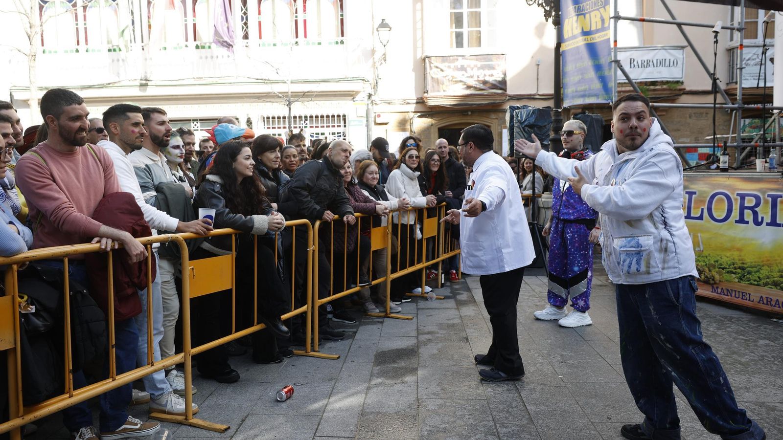 Un cuarteto a los pies del tablao de Candelaria
