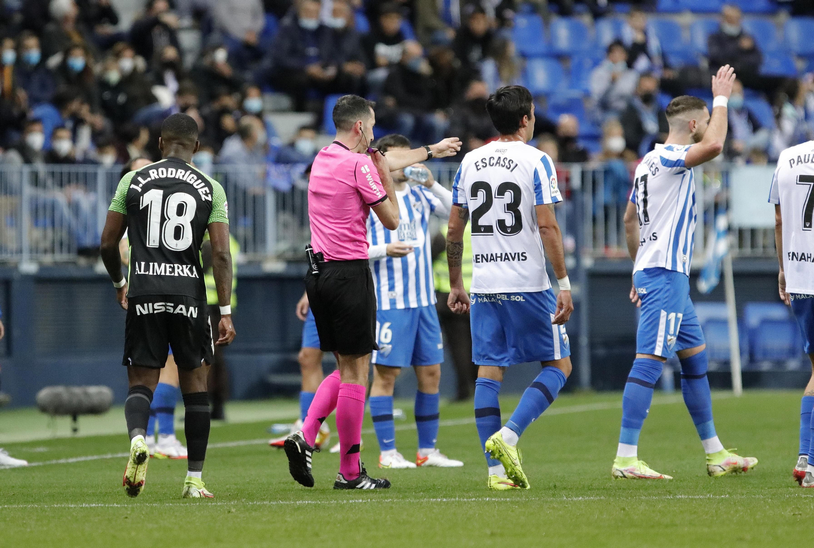 Las fotos del Málaga CF-Sporting de Gijón