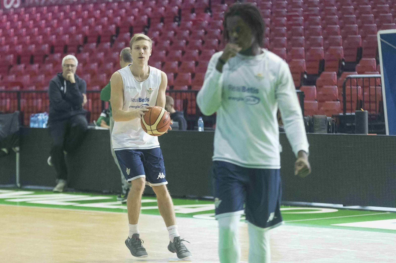 Borg, durante un entrenamiento en San Pablo.