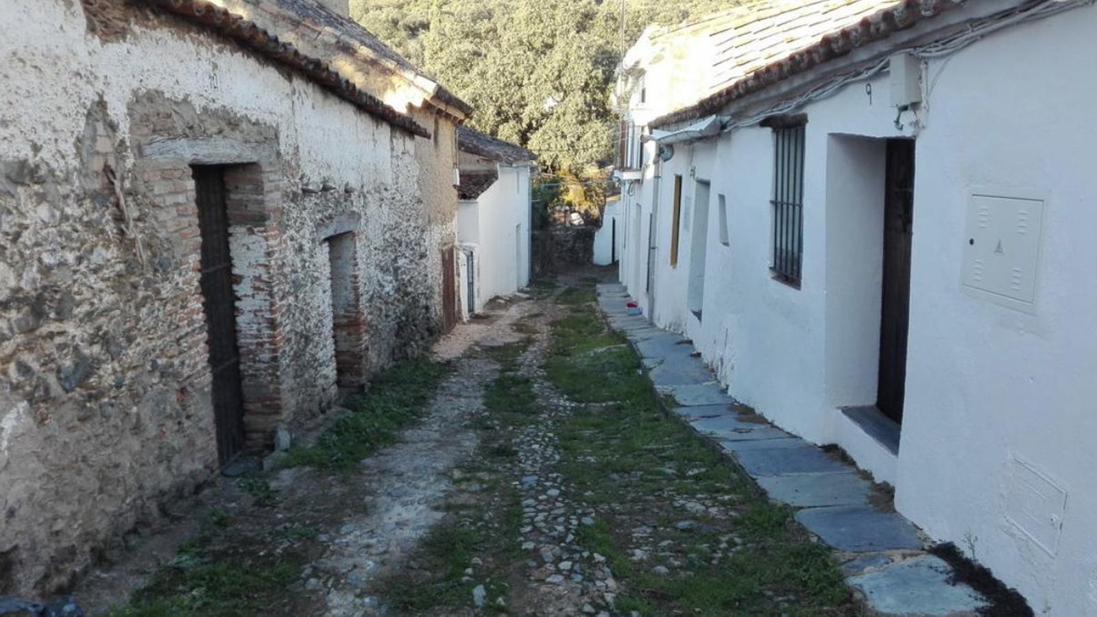 Calles empedradas de Corterrangel