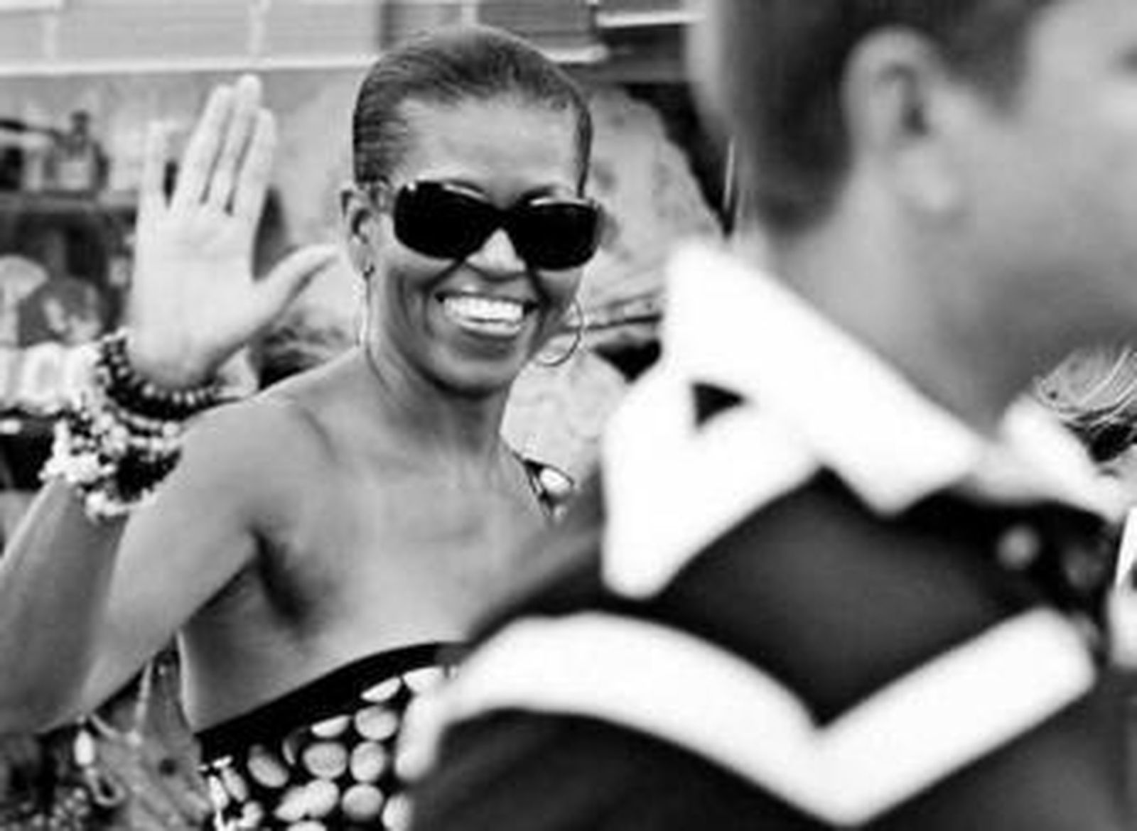 Michelle Obama, primera dama de EE.UU, durante su visita a Marbella.