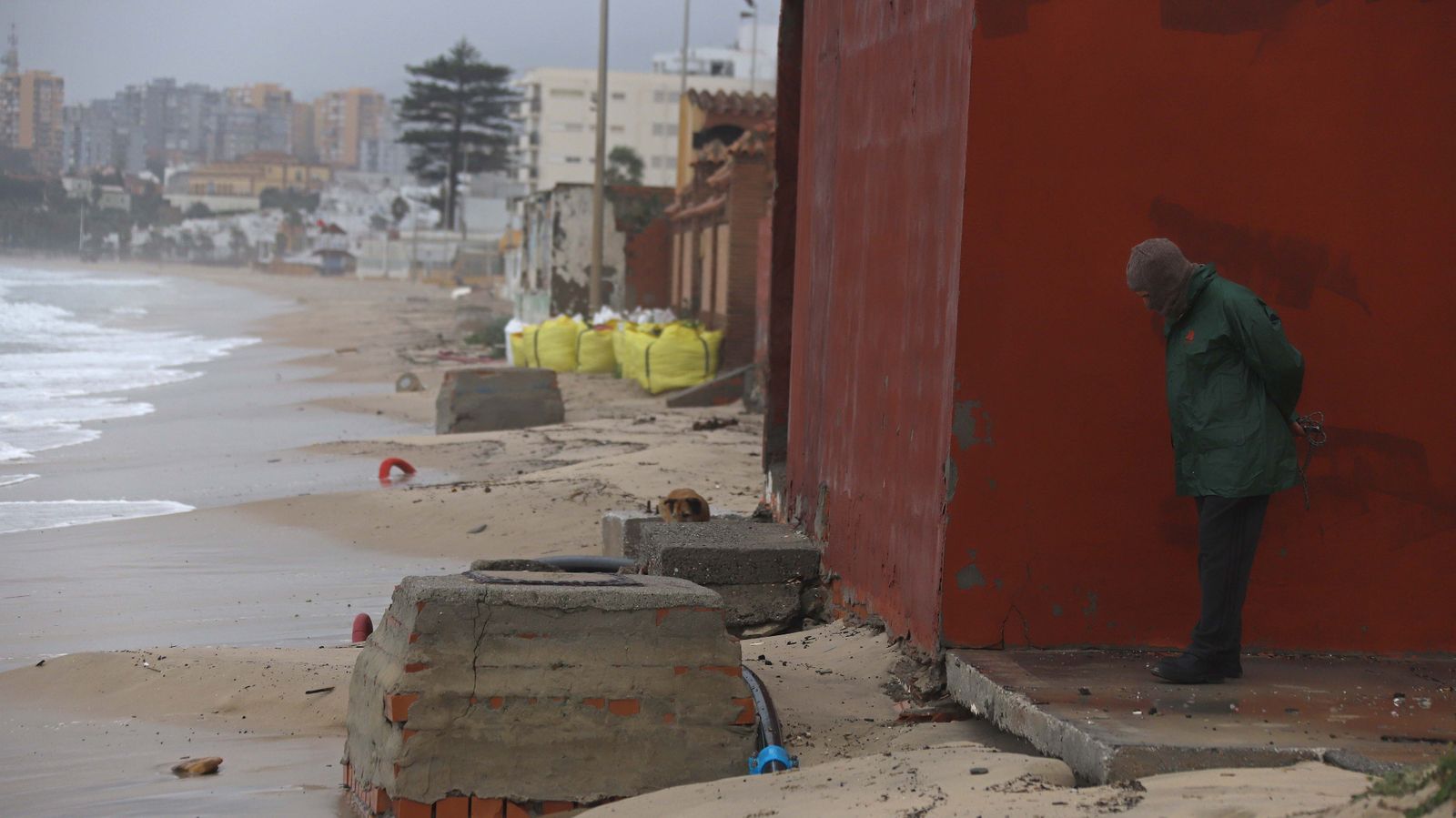 Fotos del temporal de levante en el Campo de Gibraltar