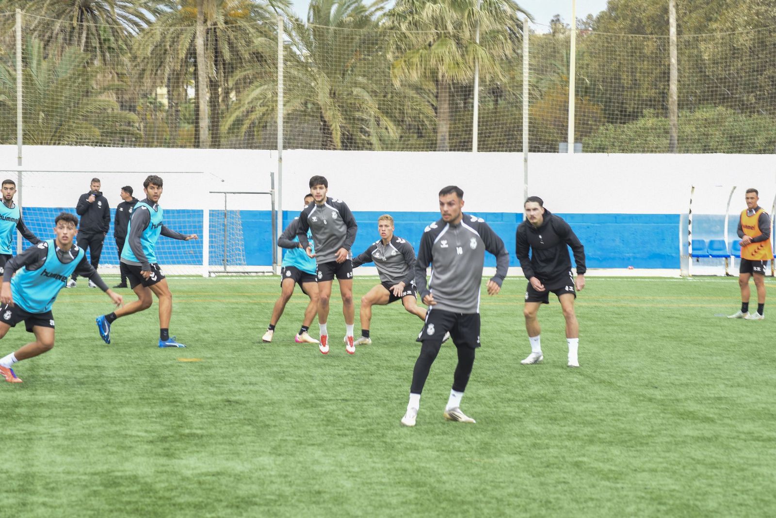 Las fotos del primer entrenamiento de Ángel Mancheño con la Balona