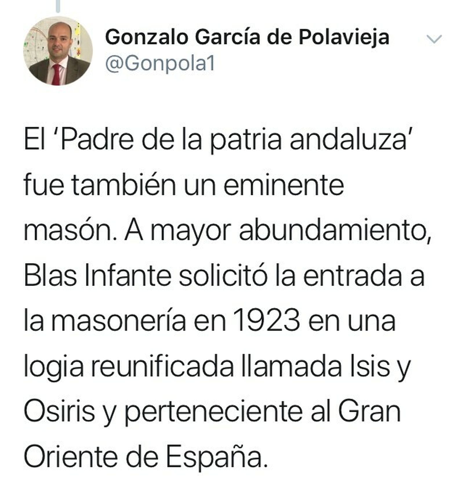 El segundo 'tuit' del concejal de Vox