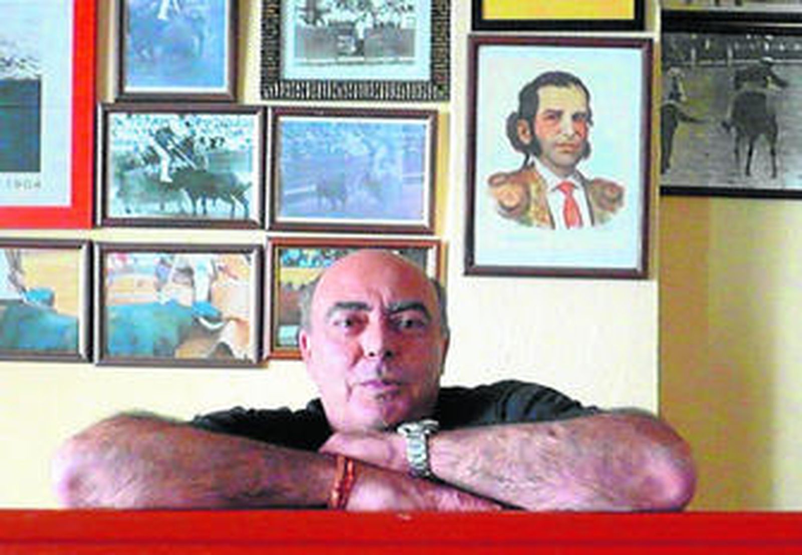 Francisco Atalaya Braza, en su tertulia de picadores de la portuense calle Pagador.