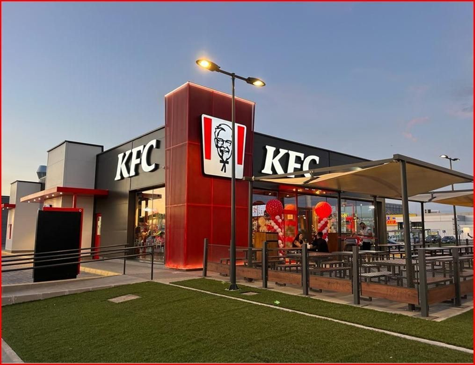 Un restaurante de KFC