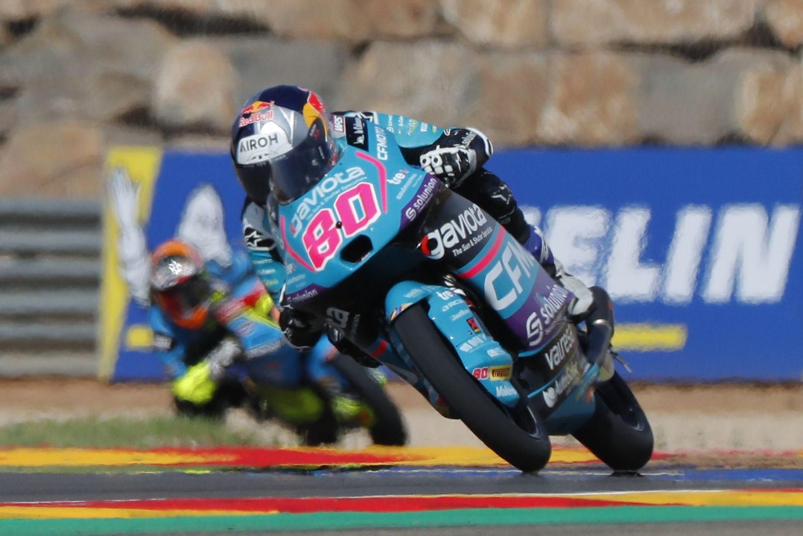 Las fotos del primer triunfo del palaciego Rueda en el Mundial de motociclismo