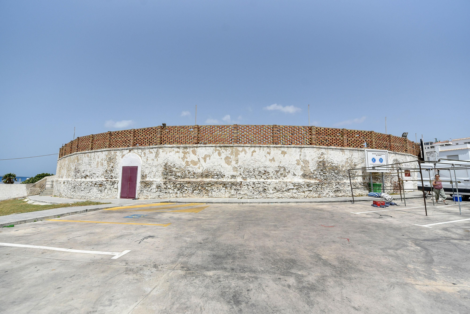 La plaza de toros de Tarifa.