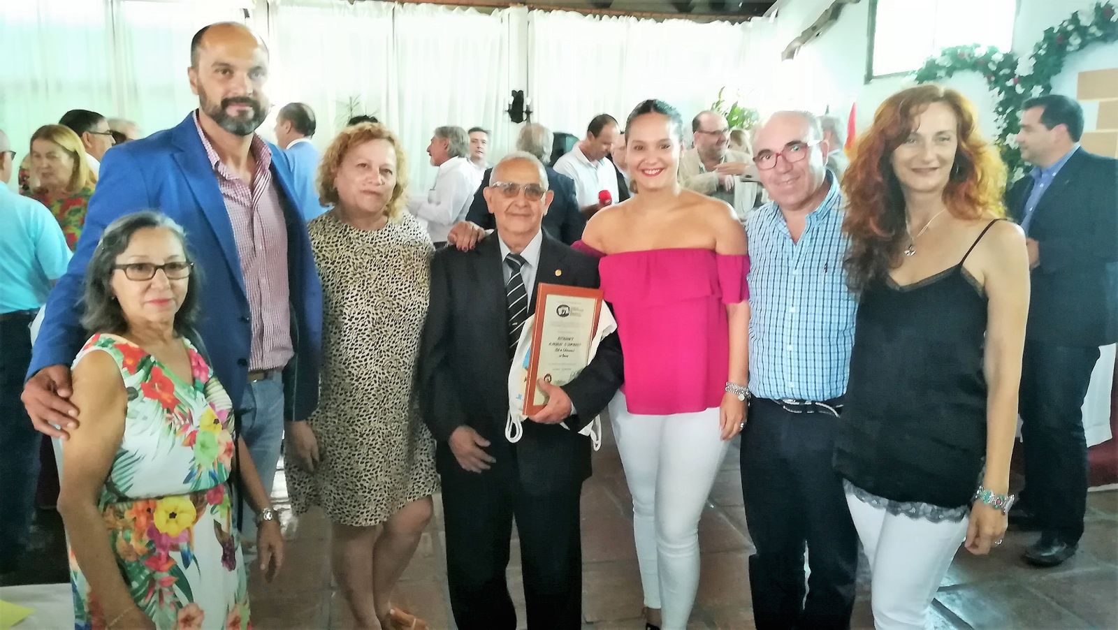Jesús Acosta, con los delegados municipales de Los Barrios.