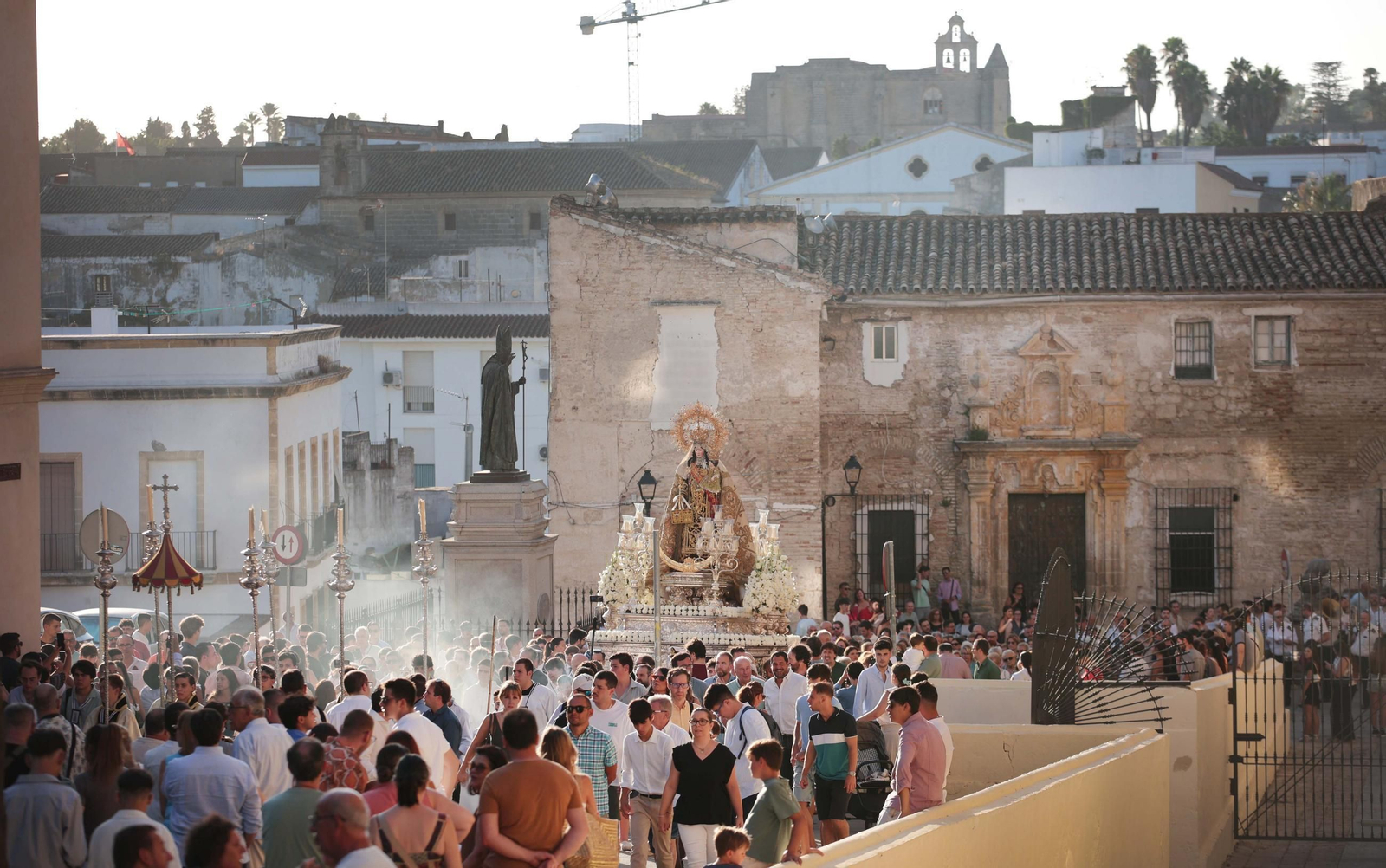 Procesión de la Virgen del Carmen por las calles de Jerez