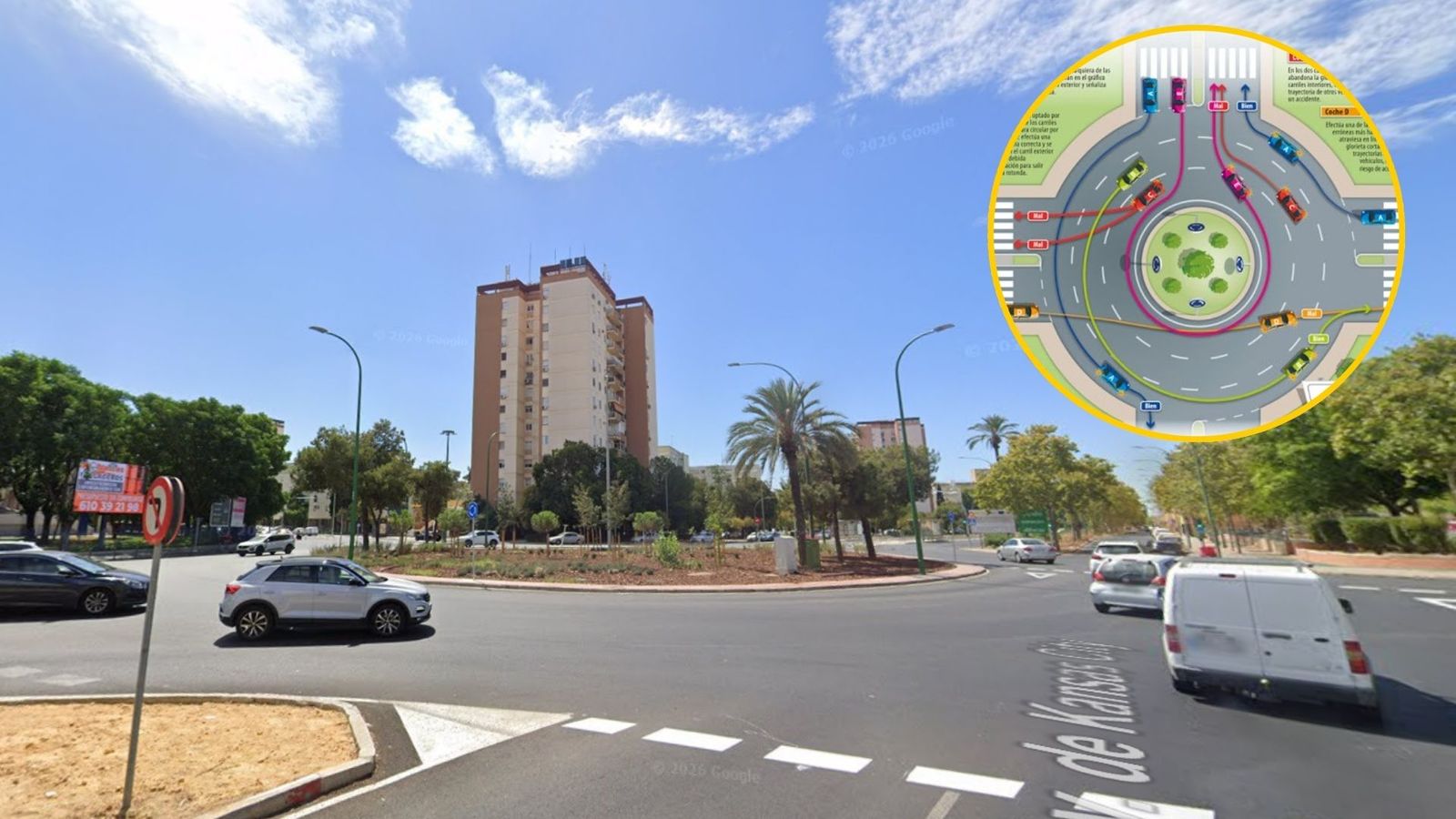 La Policía Nacional reabre el debate: ¿cuál es la forma correcta de circular en rotondas?